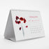 2026 A5 Floral Desk Calendar